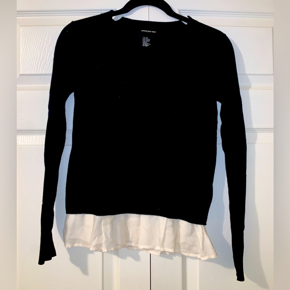 Central Park West fitted sweater